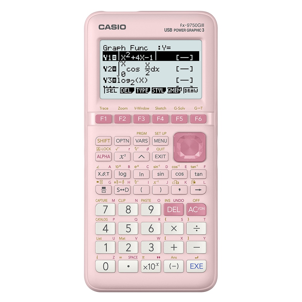Casio, Calculators, Tech, 3rd Edition, Graphing, 983398, Pink